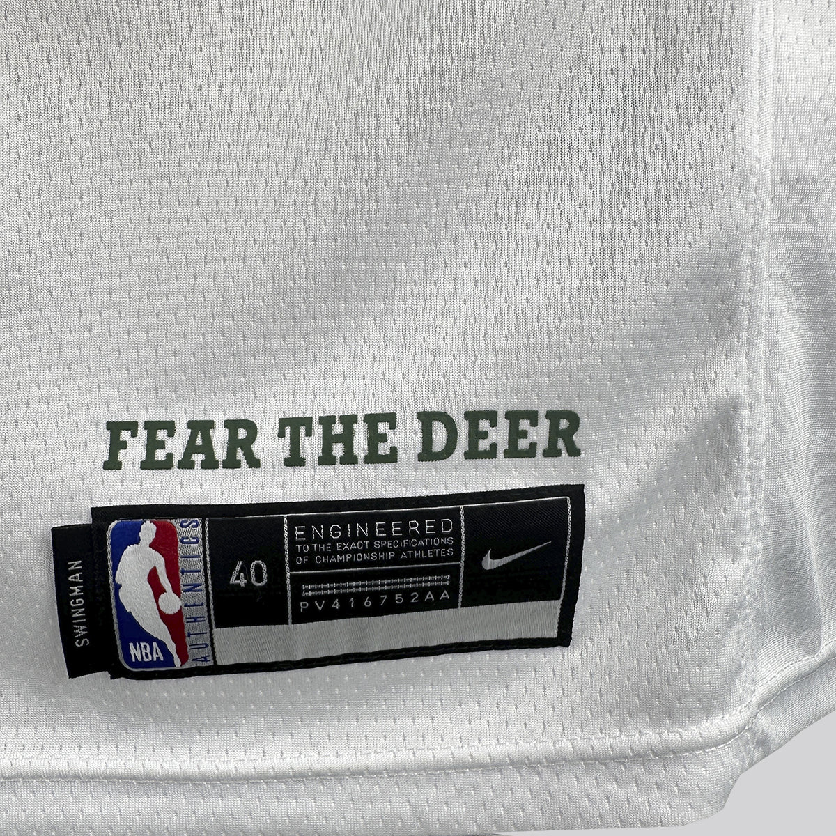 Regata NBA Milwaukee Bucks Antetokounmpo Nº34 Classic Edition Masculina - Branco