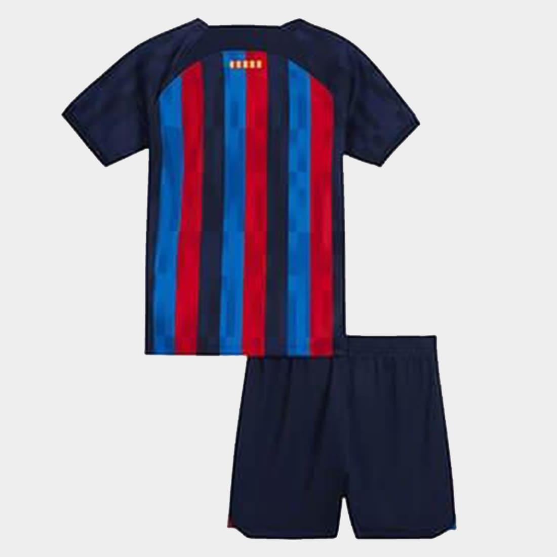 Kit infantil Barcelona I 22/23 Unissex - Azul - WC ProSports