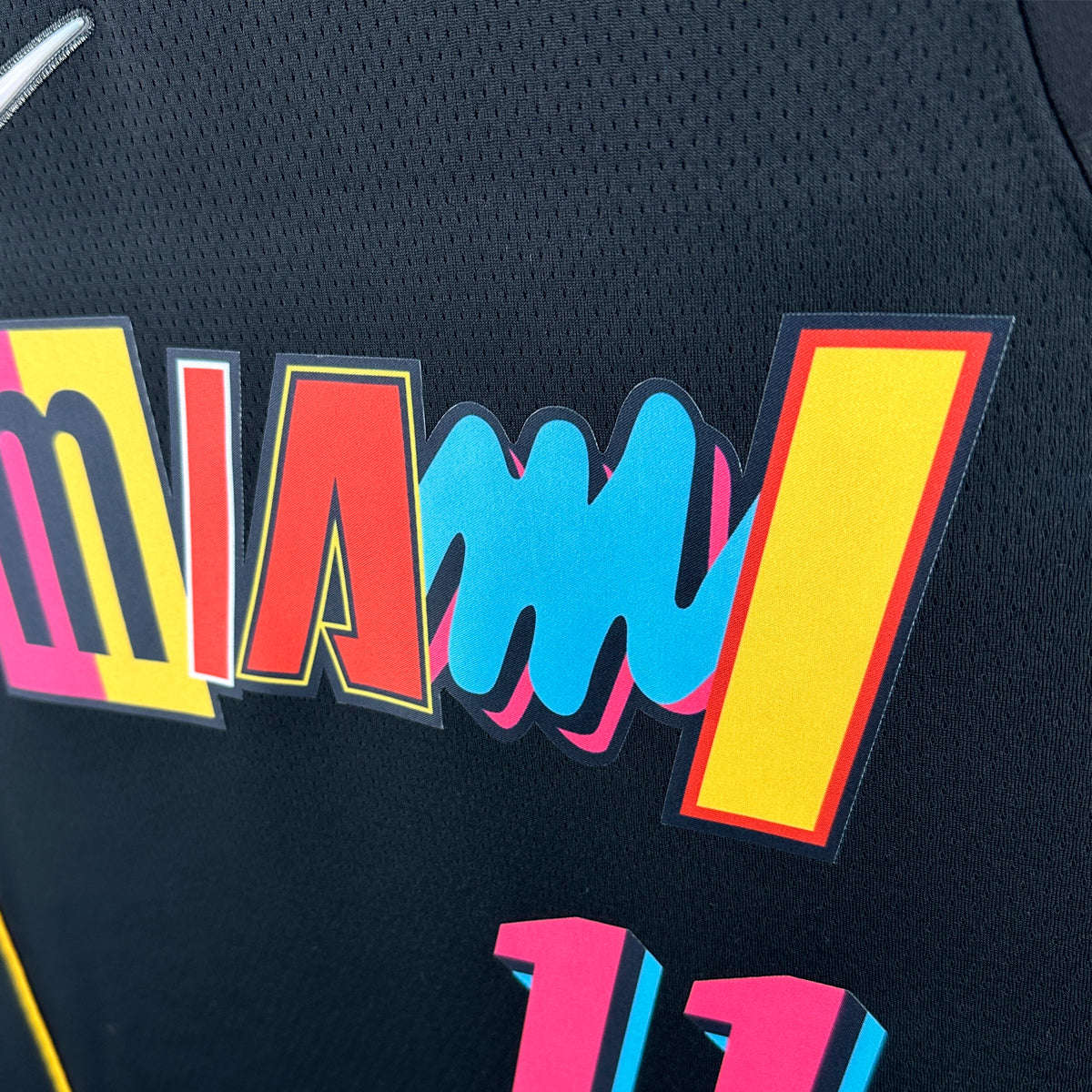 Regata NBA Miami Heat 2024 N°11 Masculina - Preto