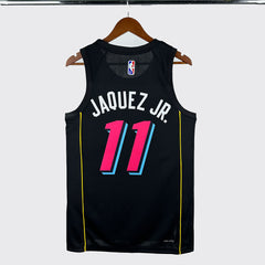 Regata NBA Miami Heat 2024 N°11 Masculina - Preto