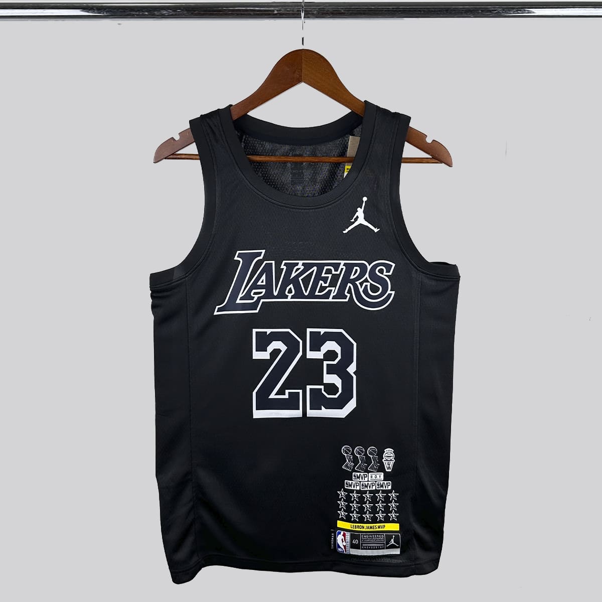 Regata NBA Los Angeles Lakers nº 23 James Edição Especial Masculina - Preto