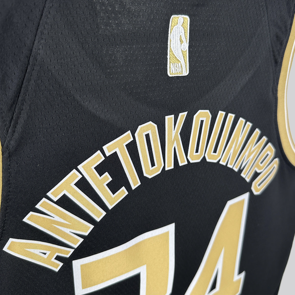 Regata NBA Milwaukee Bucks Antetokounmpo Nº34  Masculina - Preto