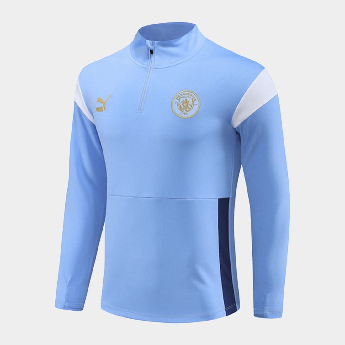 Blusa manga longa Manchester City 23/24 - Azul Claro