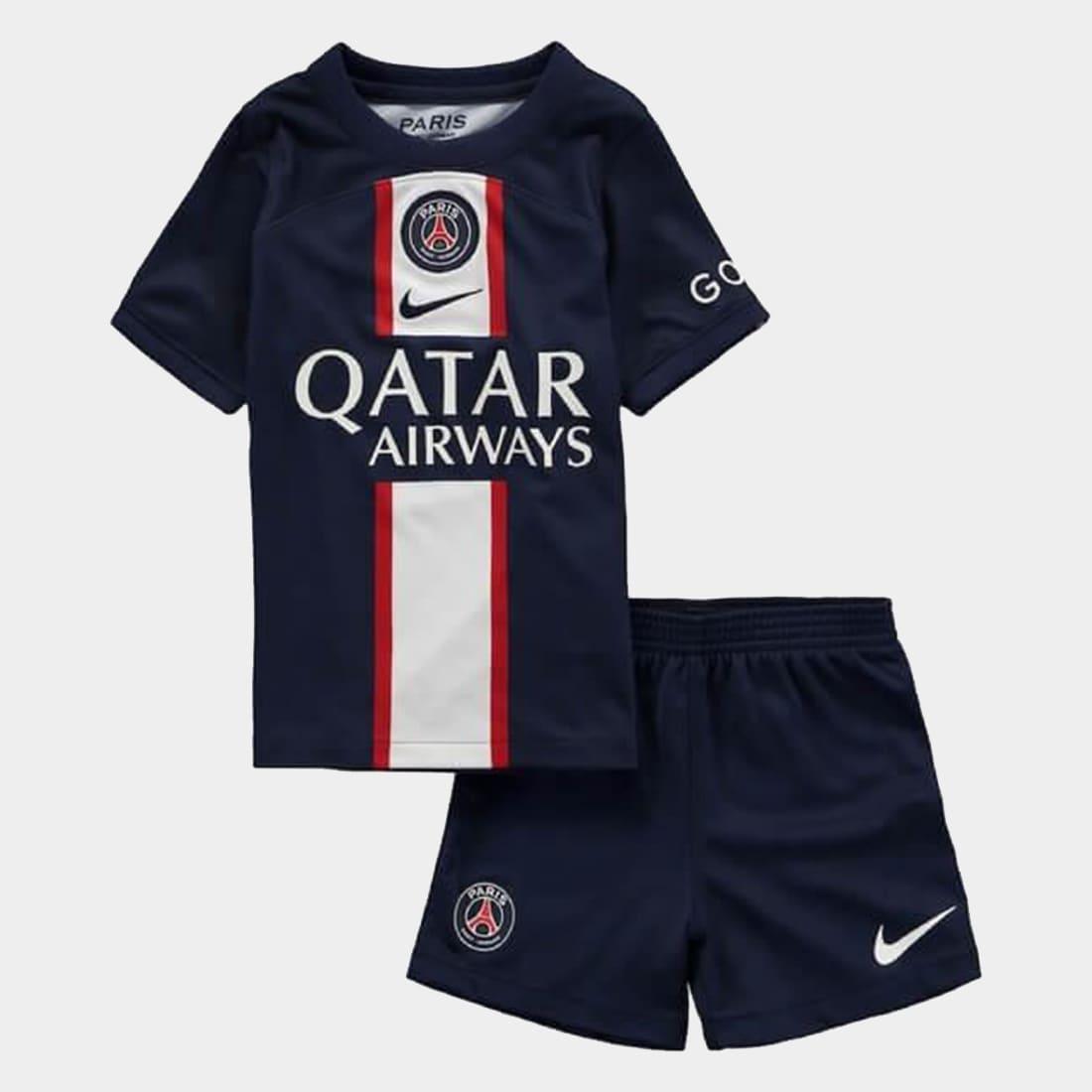 Kit Infantil PSG I 22/23 Unissex - Azul Escuro - WC ProSports