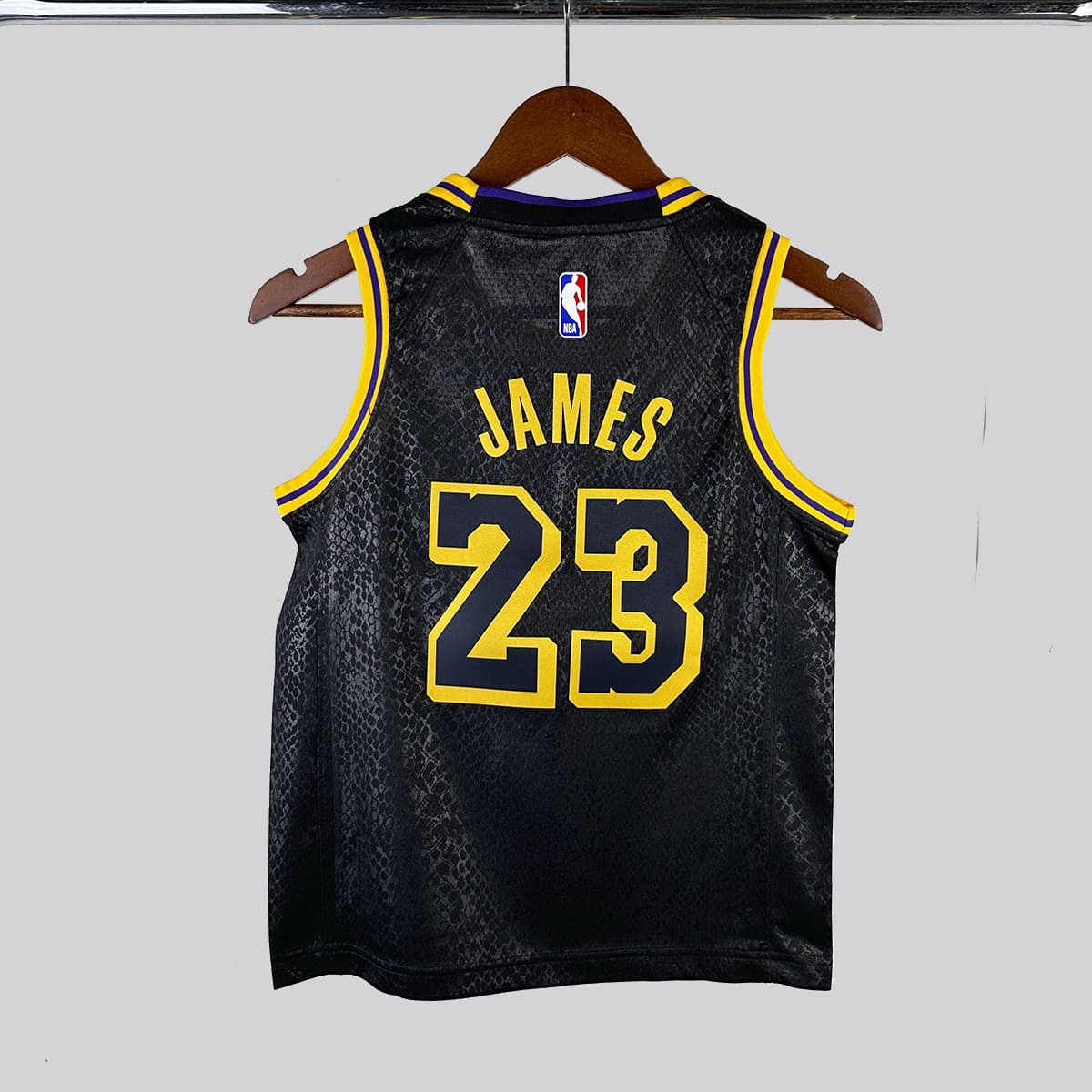 Regata NBA Los Angeles Lakers Mamba Edition N°23 James - Preto