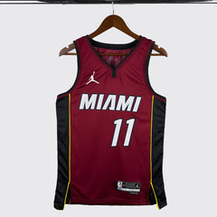 Regata NBA Miami Heat 2021 N°11 Masculina - Vermeho