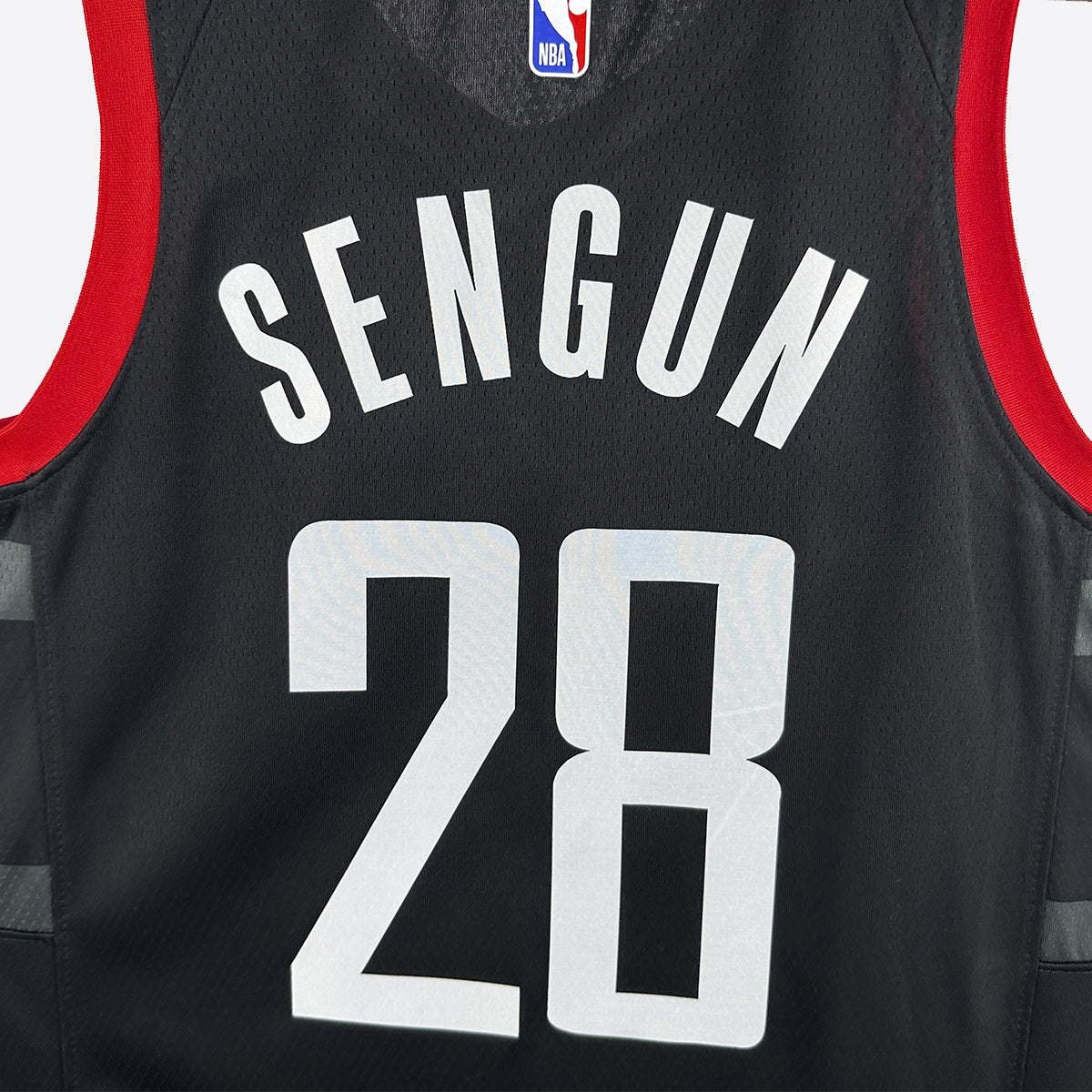 Regata NBA Houston Rockets  N°28 Masculina- Preto