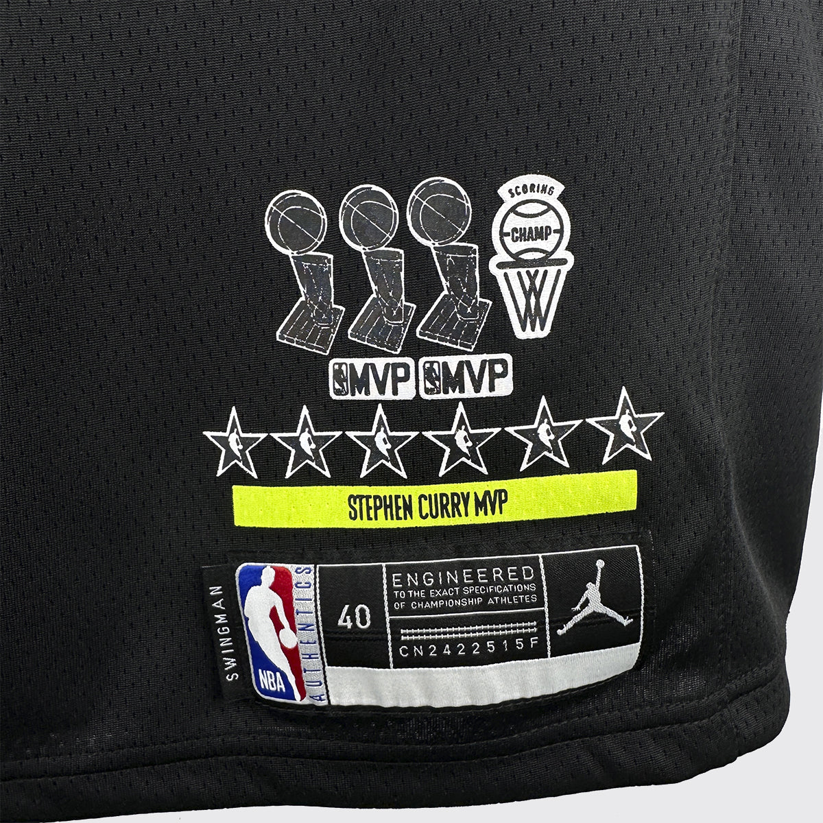 Regata NBA Golden State Warriors N°30 Masculina - Preto