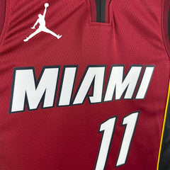 Regata NBA Miami Heat 2021 N°11 Masculina - Vermeho