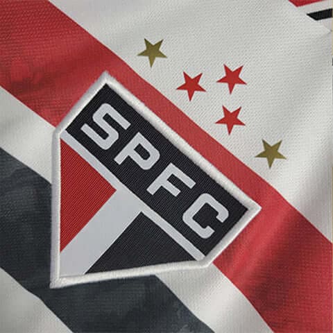 kit Infantil São Paulo I 23/24 Unissex - Branco - WC ProSports