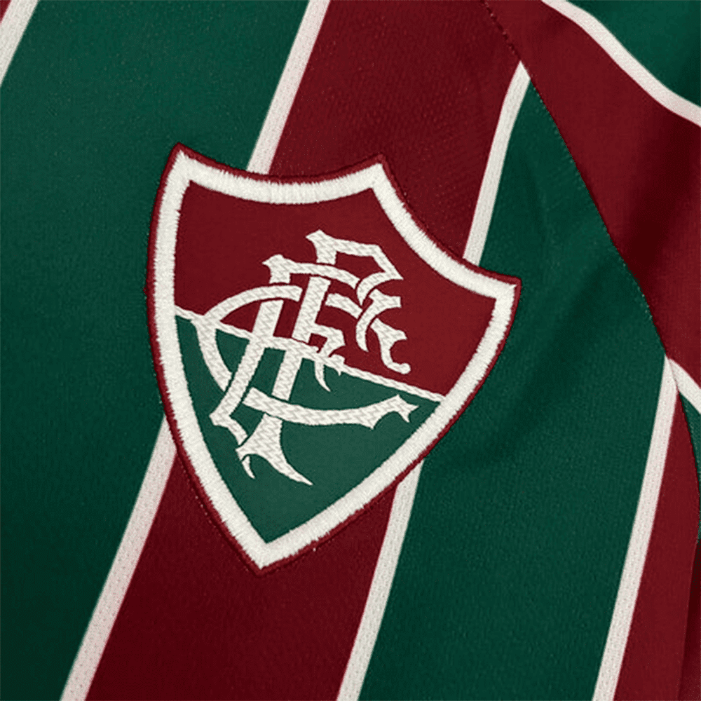 Camisa Fluminense I 23/24 Torcedor Feminina - Vinho+Verde - WC ProSports