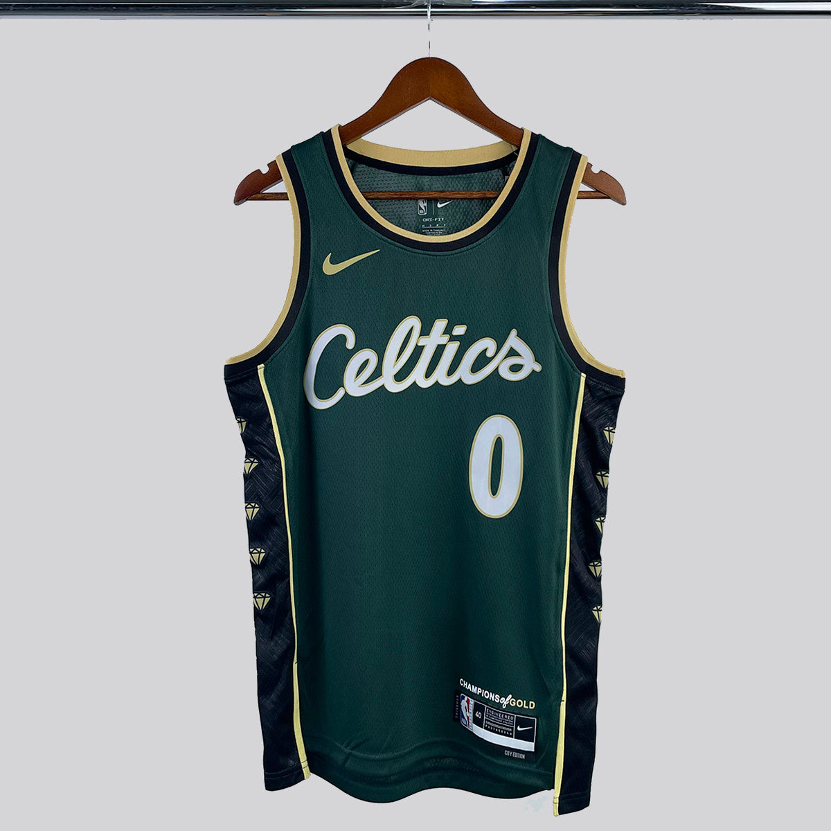 Regata NBA Boston Celtics 2023 N°0 Masculina - Verde escuro