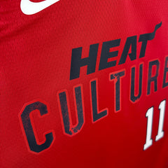 Regata NBA Miami Heat 24-25 N°11 Masculina - Vermeho