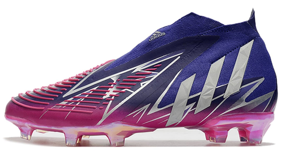 Chuteira Campo Predator Edge+ Roxo + Rosa