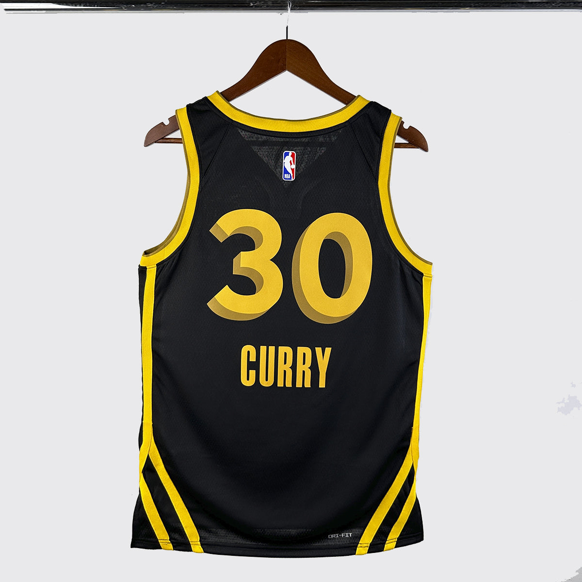 Regata NBA Golden State Warriors 23/24 N°30 Masculina - Preto