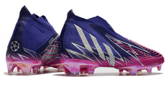 Chuteira Campo Predator Edge+ Roxo + Rosa