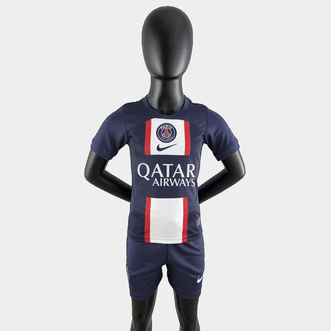 Kit Infantil PSG I 22/23 Unissex - Azul Escuro - WC ProSports