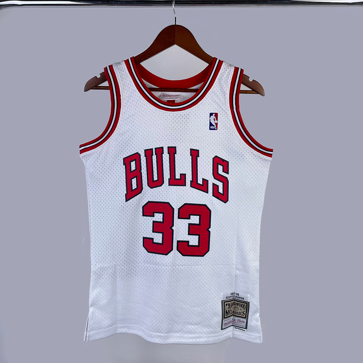 Regata NBA Chicago Bulls N°33 Masculina - Branco