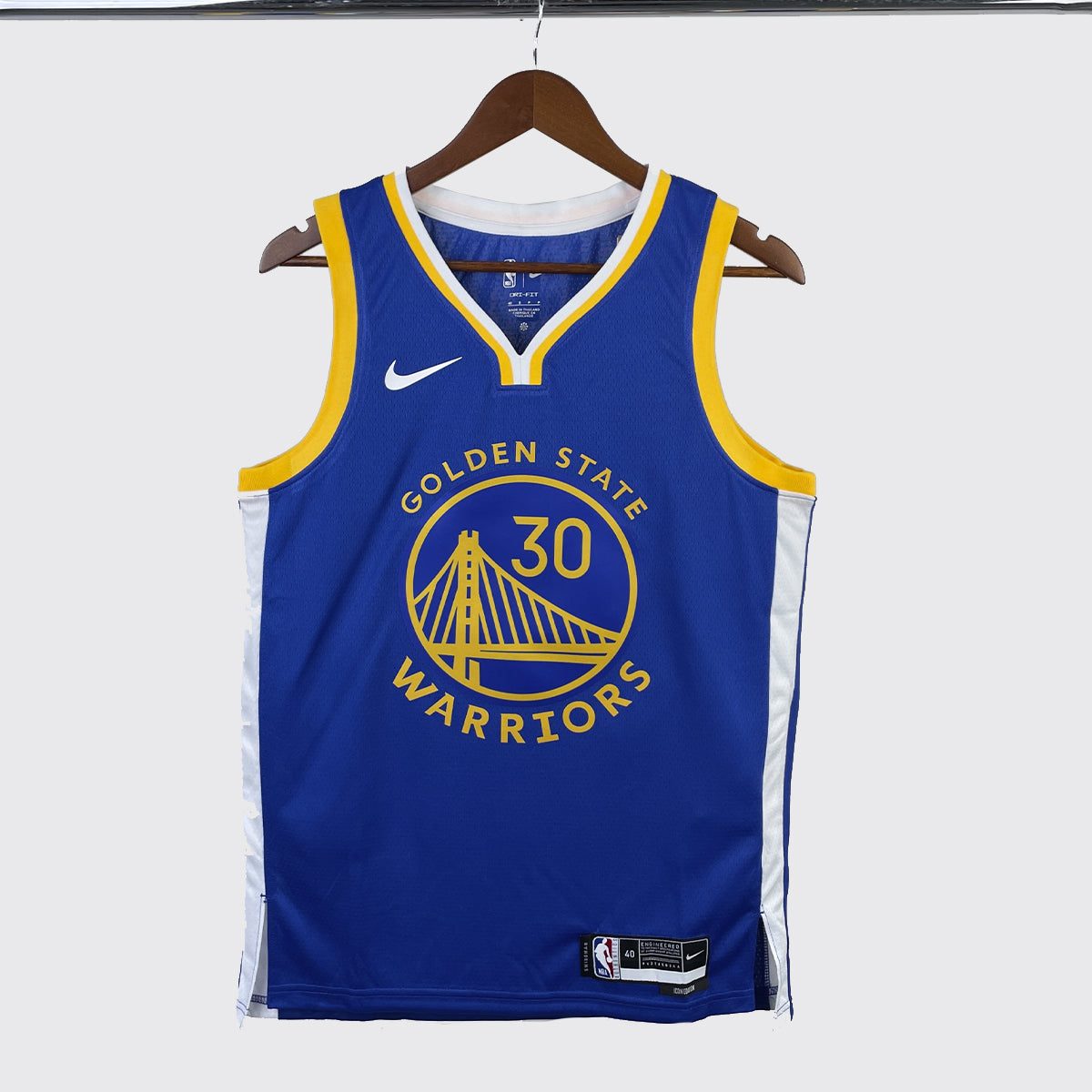 Regata NBA Golden State Warriors N°30 Masculina - Azul