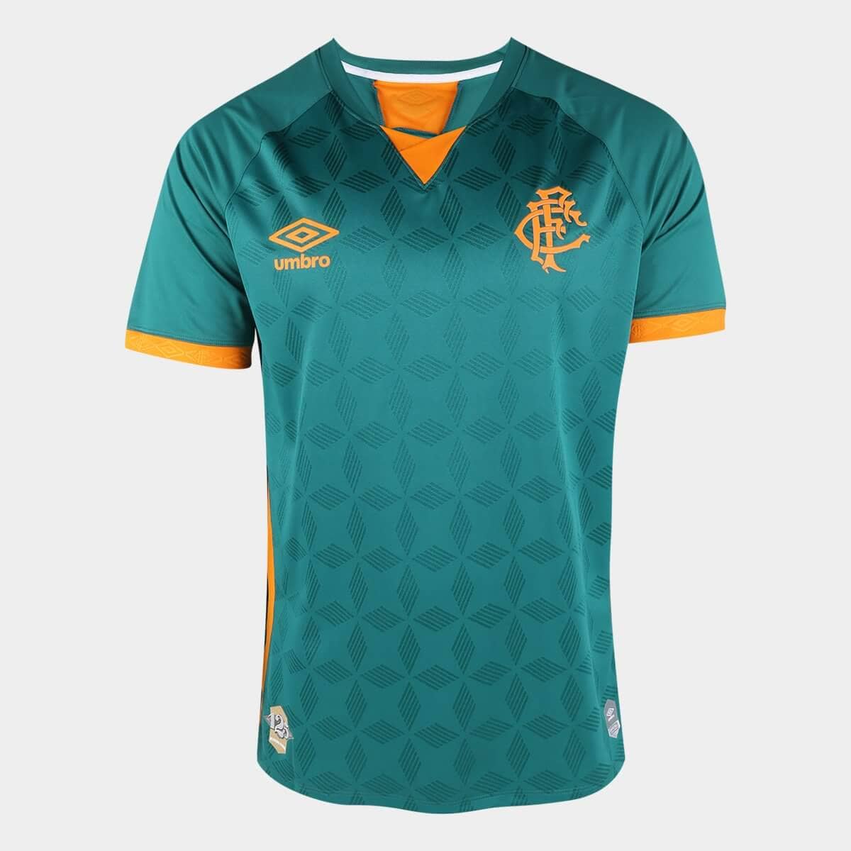 Camisa Fluminense III 20/21 Torcedor Masculina - Verde+laranja - WC ProSports