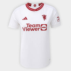 Camisa Manchester United third 23/24 Torcedor Feminino - Branco - WC ProSports