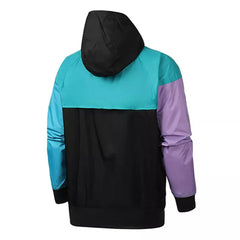 Jaqueta Corta Vento PSG 20/21 Masculina - Preto+Azul+Roxo - WC ProSports