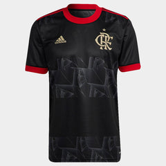 Camisa Flamengo III 21/22 Torcedor Masculina - Preto+Vermelho - WC ProSports