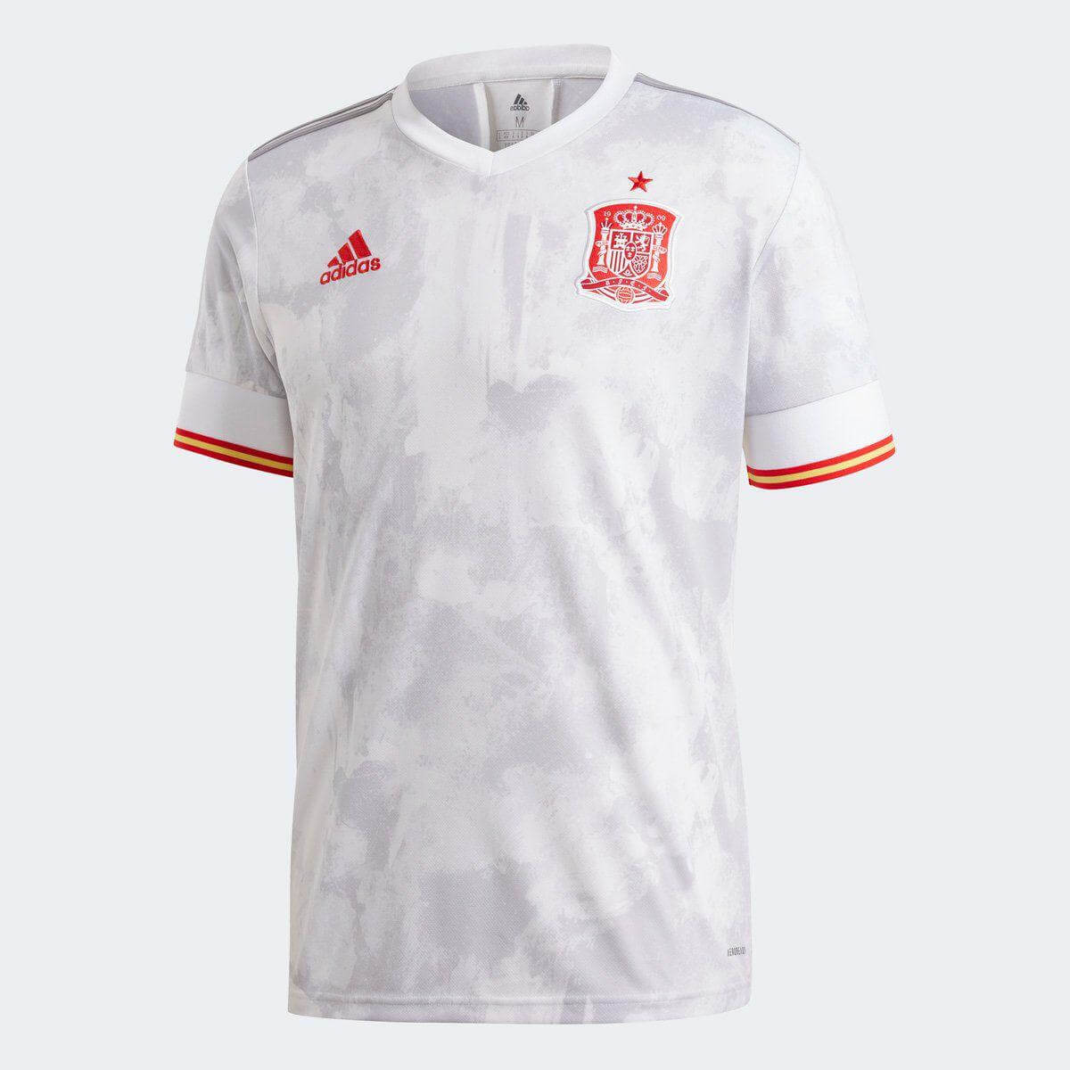 Camisa Seleção Espanha II 20/21 Torcedor - Branco - WC ProSports