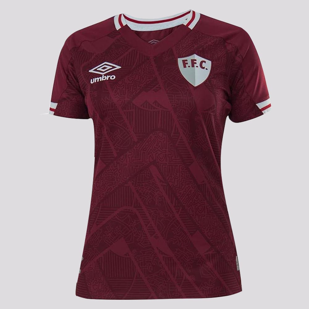 Camisa Fluminense III 22/23 torcedor Feminina - Bordô - WC ProSports