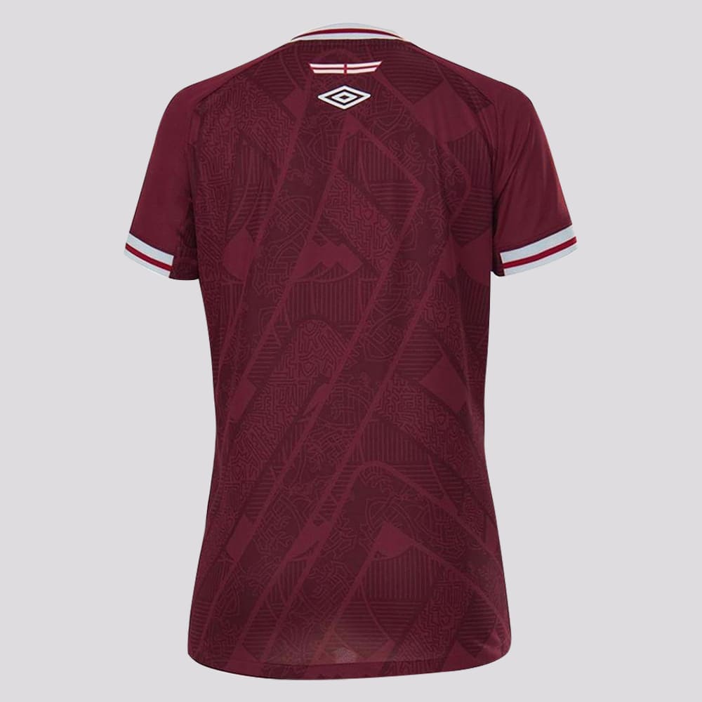 Camisa Fluminense III 22/23 torcedor Feminina - Bordô - WC ProSports