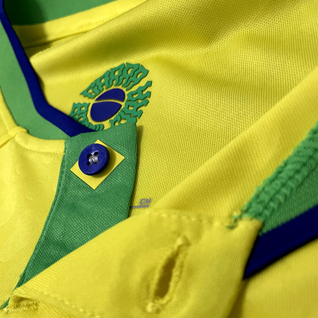 Camisa Seleção Brasileira I 22/23 Torcedor Masculina - Amarelo+verde - WC ProSports