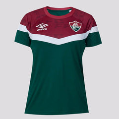 Camisa Fluminense Treino 23/24 Feminina - Verde/Grená/Branco - WC ProSports