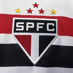 Camisa São Paulo I 24/25 Torcedor Masculina - Branco+vermelho - WC ProSports