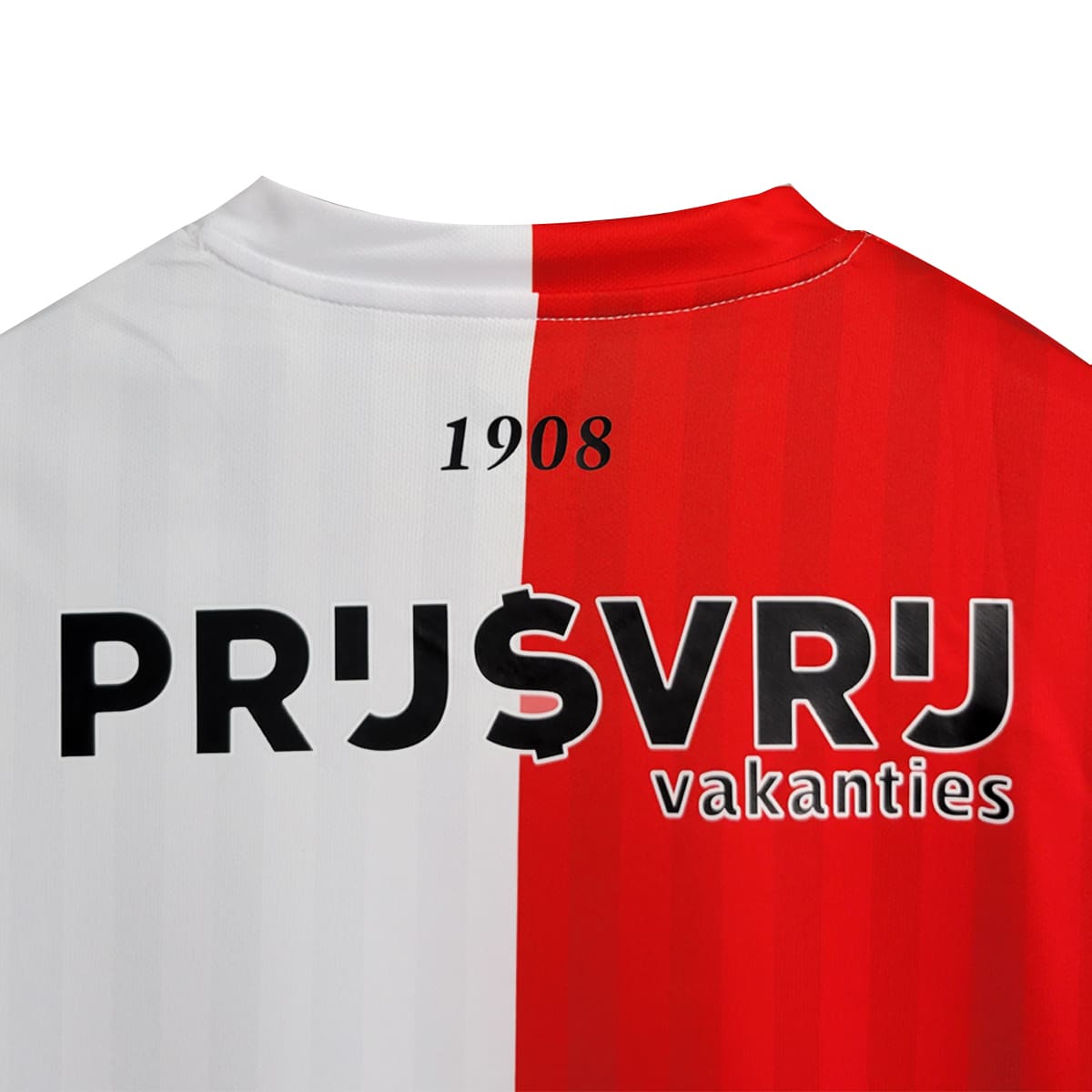 Camisa Feyenoord I 23/24 Torcedor Masculina - Vermelho+Branco