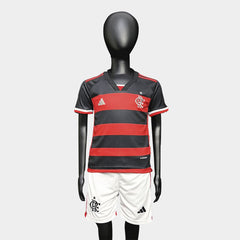 Kit infantil Flamengo I Unissex 24/25 Vermelho+Preto - WC ProSports