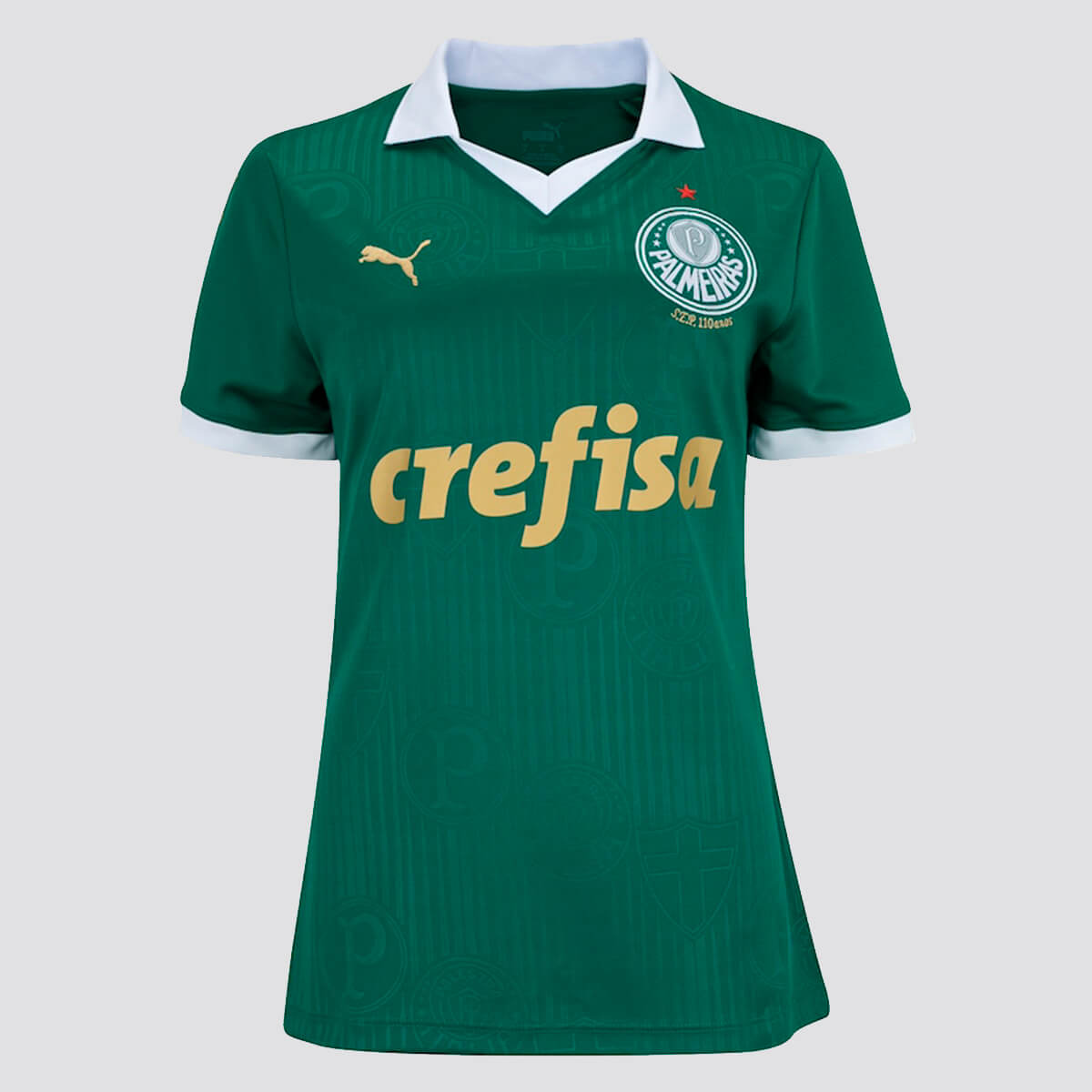 Camisa Palmeiras I 24/25 Torcedor Feminina - Verde - WC ProSports