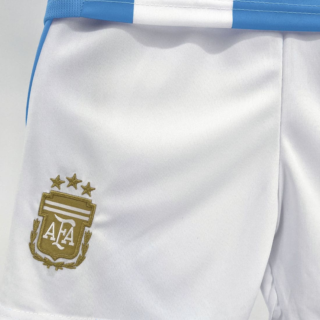 Kit Infantil Seleção Argentina I Unissex 24/25 - Azul+Branco