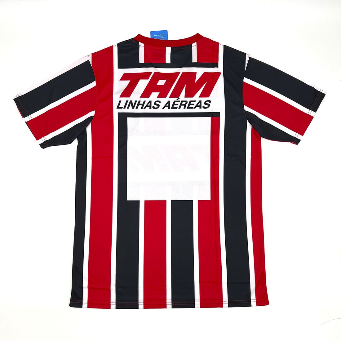 Camisa Retrô São Paulo II 1993 Masculina - Vermelho+Preto