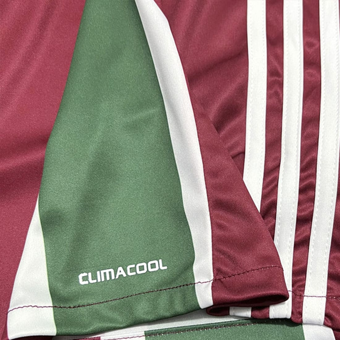 Camisa retrô Fluminense I 16/17 Masculina - Verde+Vinho - WC ProSports