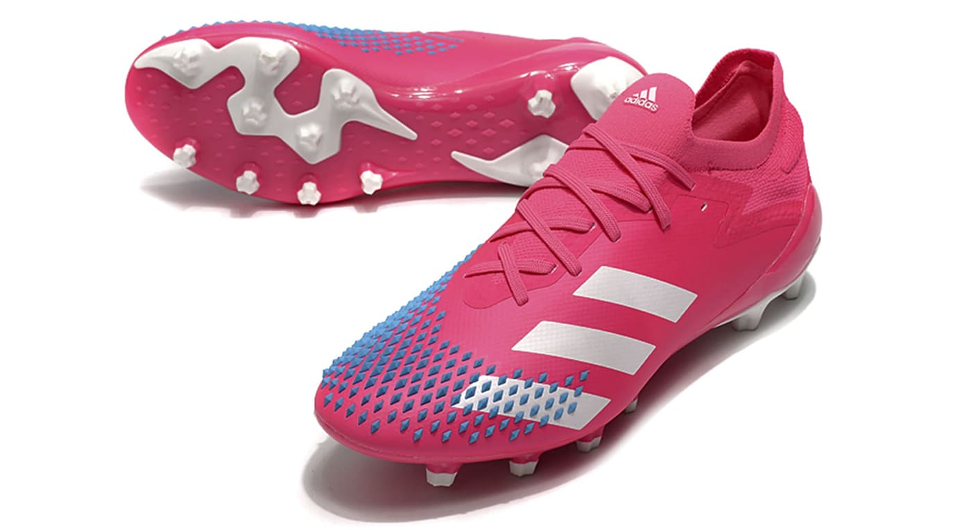 Chuteira Campo Predator 20.1 Low - Rosa