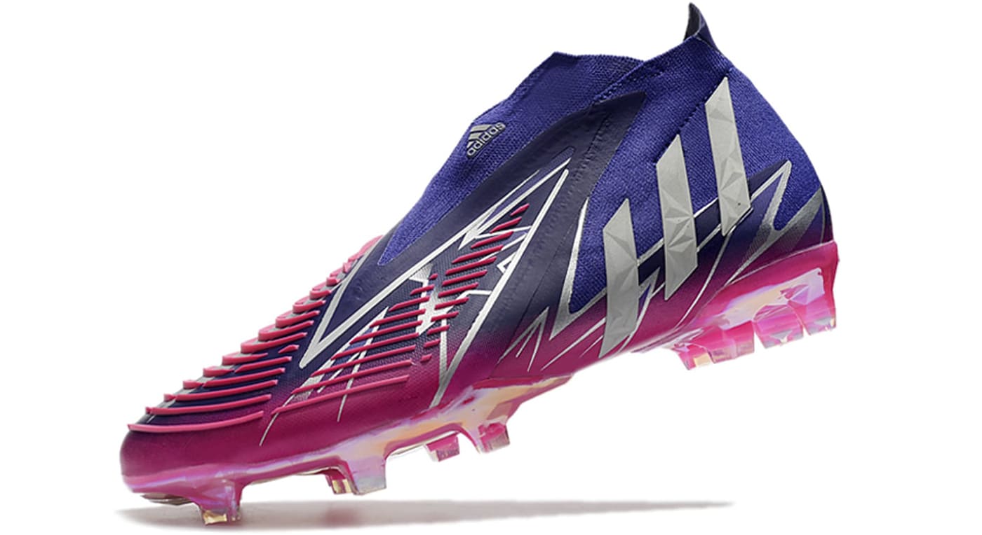 Chuteira Campo Predator Edge+ Roxo + Rosa