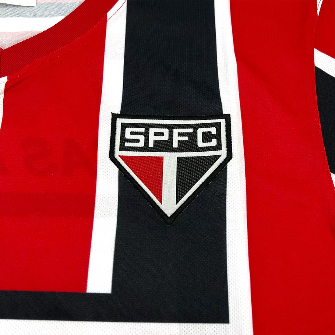 Camisa Retrô São Paulo II 1993 Masculina - Vermelho+Preto