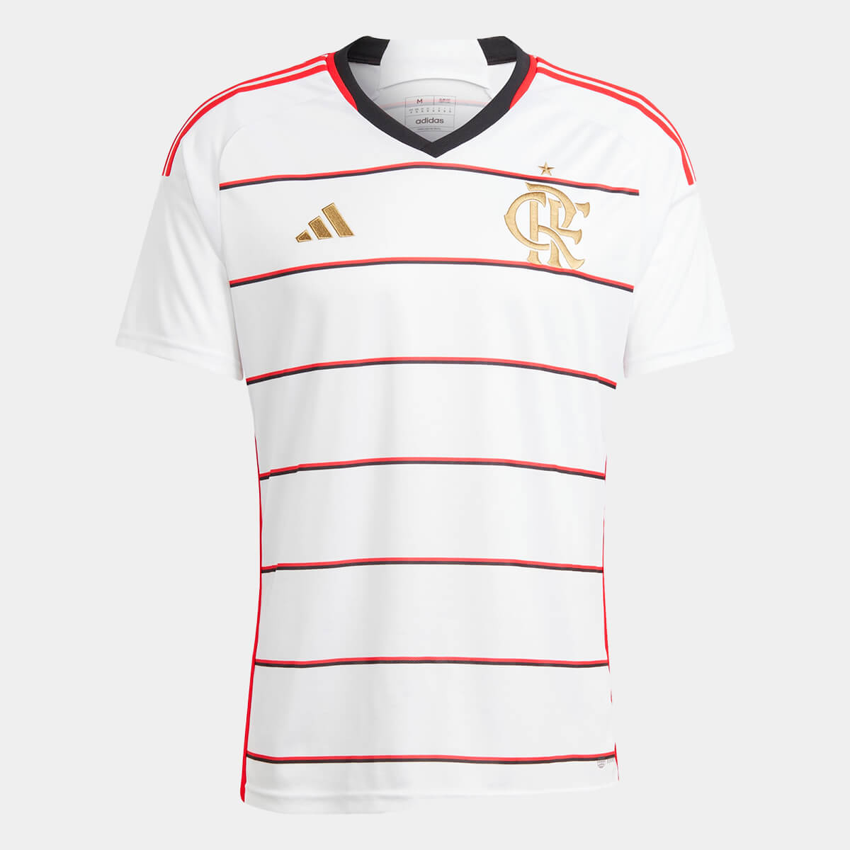 Camisa Flamengo II 23/24 Torcedor Masculina - Branco+Vermelho | WC ProSports