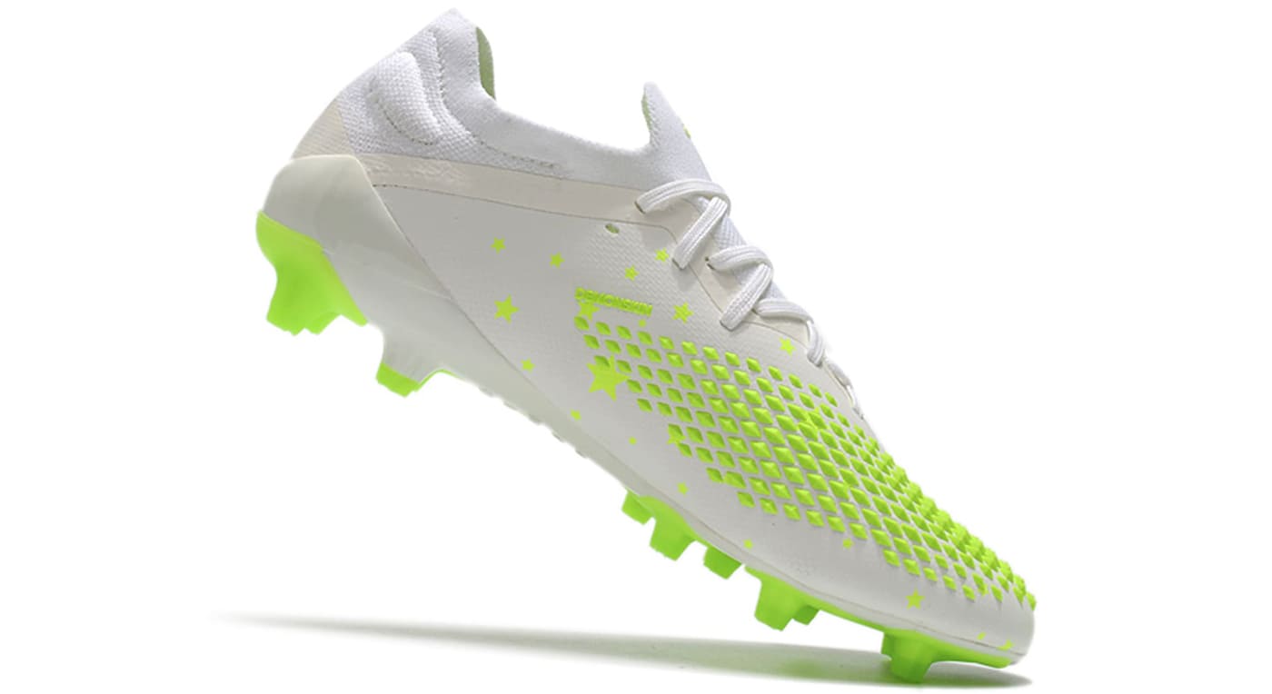 Chuteira Campo Predator 20.1 Low - Branco+Verde