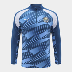 Blusa manga longa Manchester City 23/24 - Azul