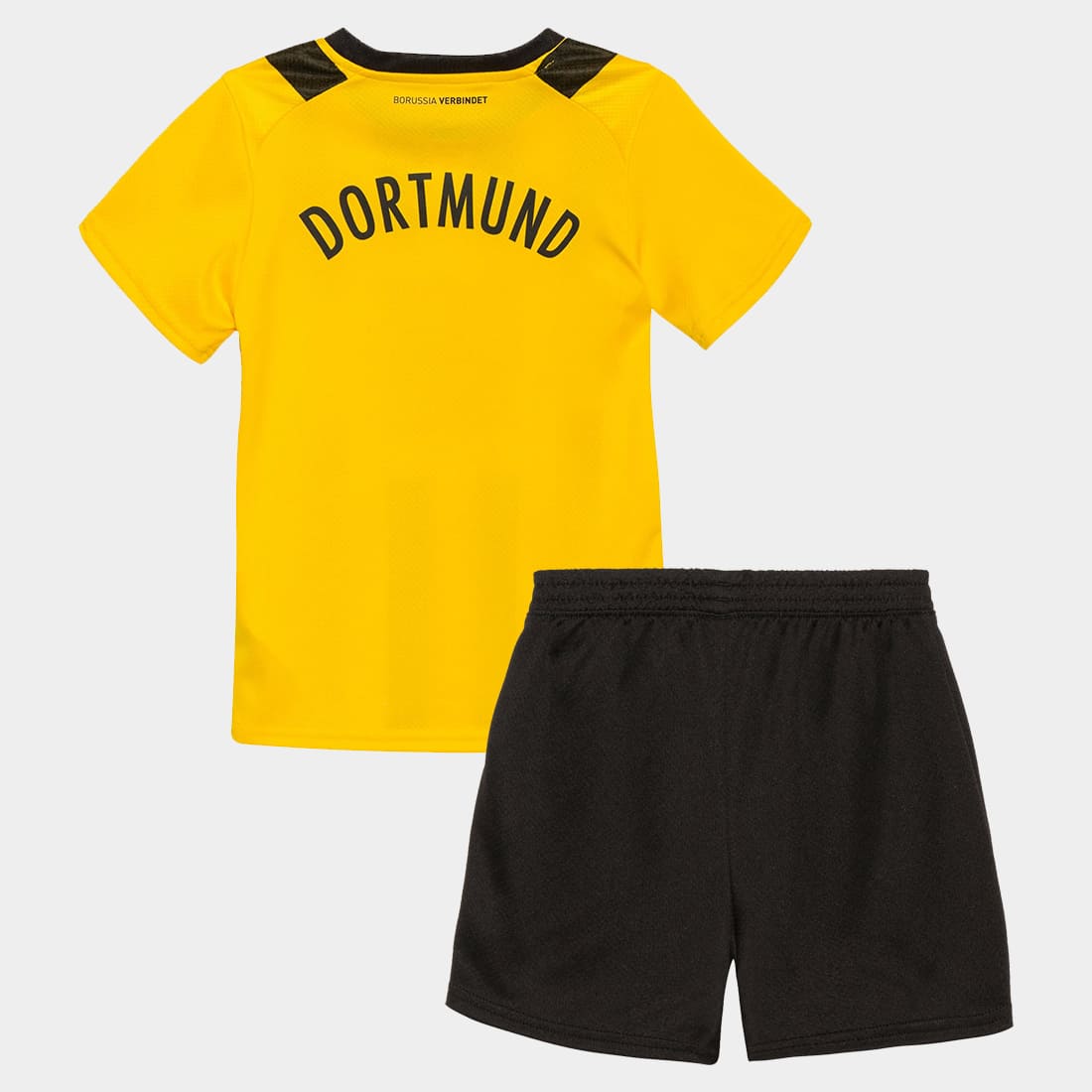 Kit Infantil Borussia Dortmund I 22/23 Unissex - Amarelo+Preto - WC ProSports