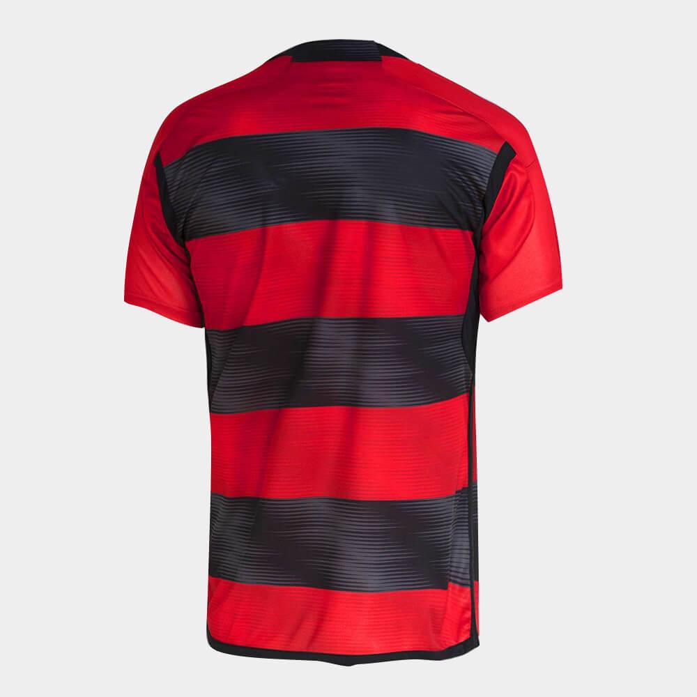 Camisa Flamengo I 23/24 Torcedor Masculina - Vermelho+Preto - WC ProSports