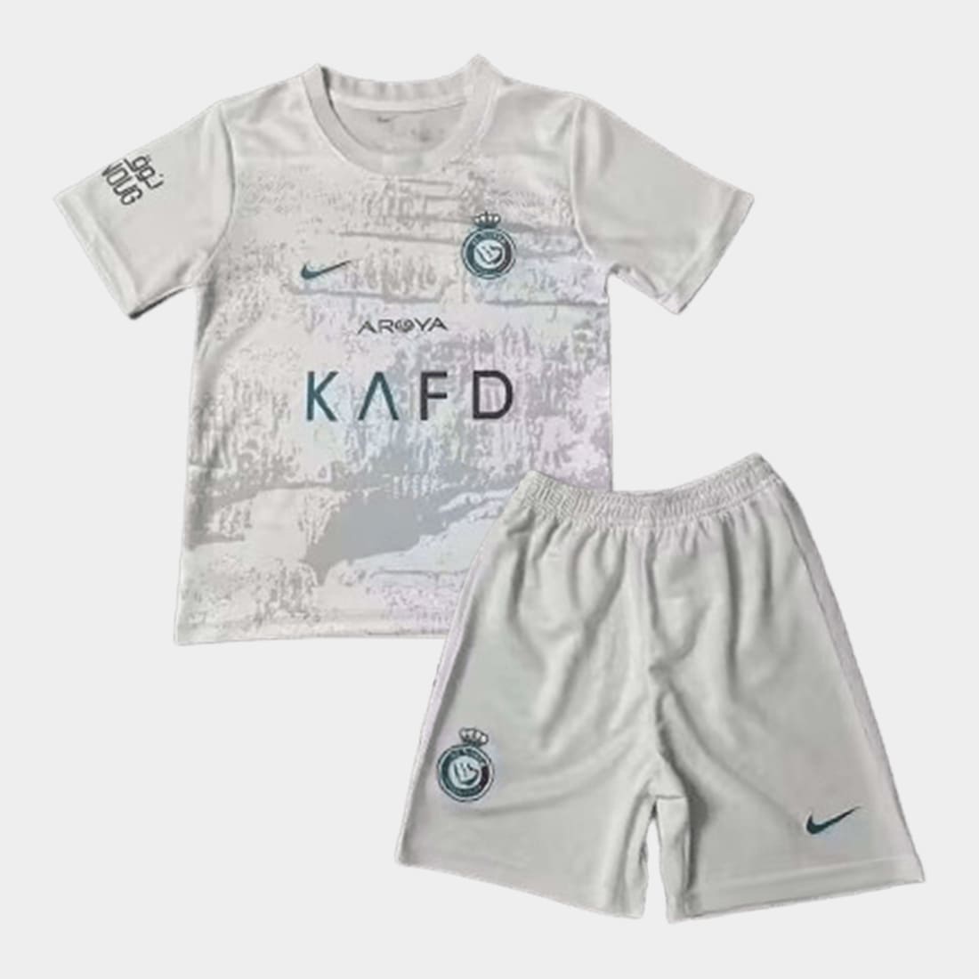 Kit Infantil Al Nassr II Unissex 23/24 - Branco - WC ProSports