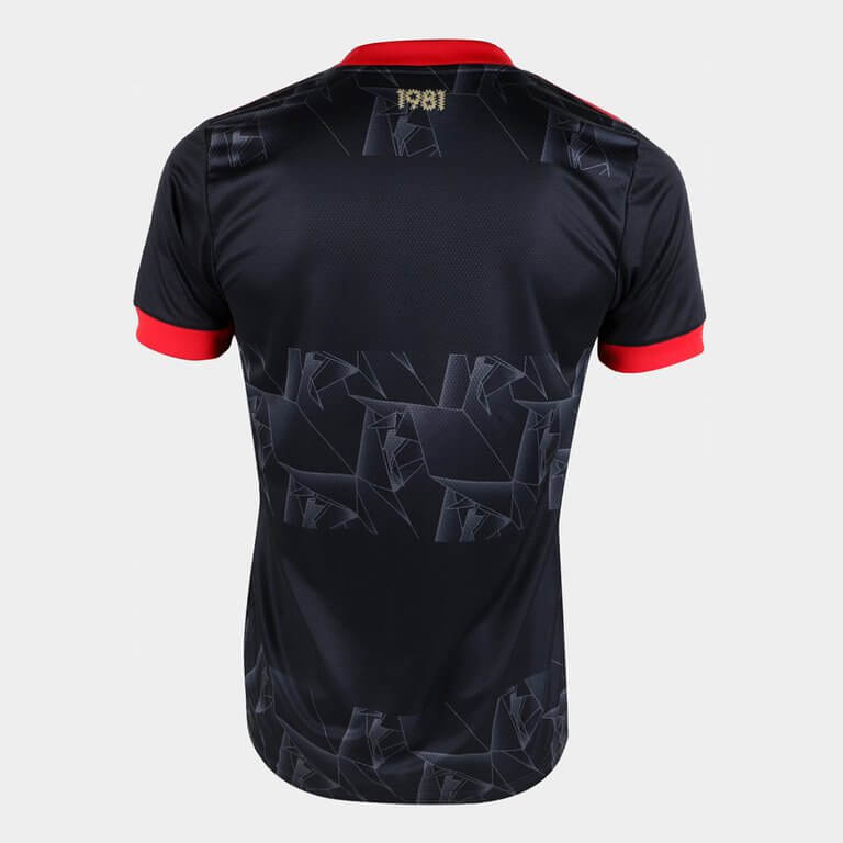 Camisa Flamengo III 21/22 Torcedor Masculina - Preto+Vermelho | WC ProSports