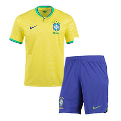 Kit Seleção Brasil 22/23 Unissex - Amarelo+Azul - WC ProSports